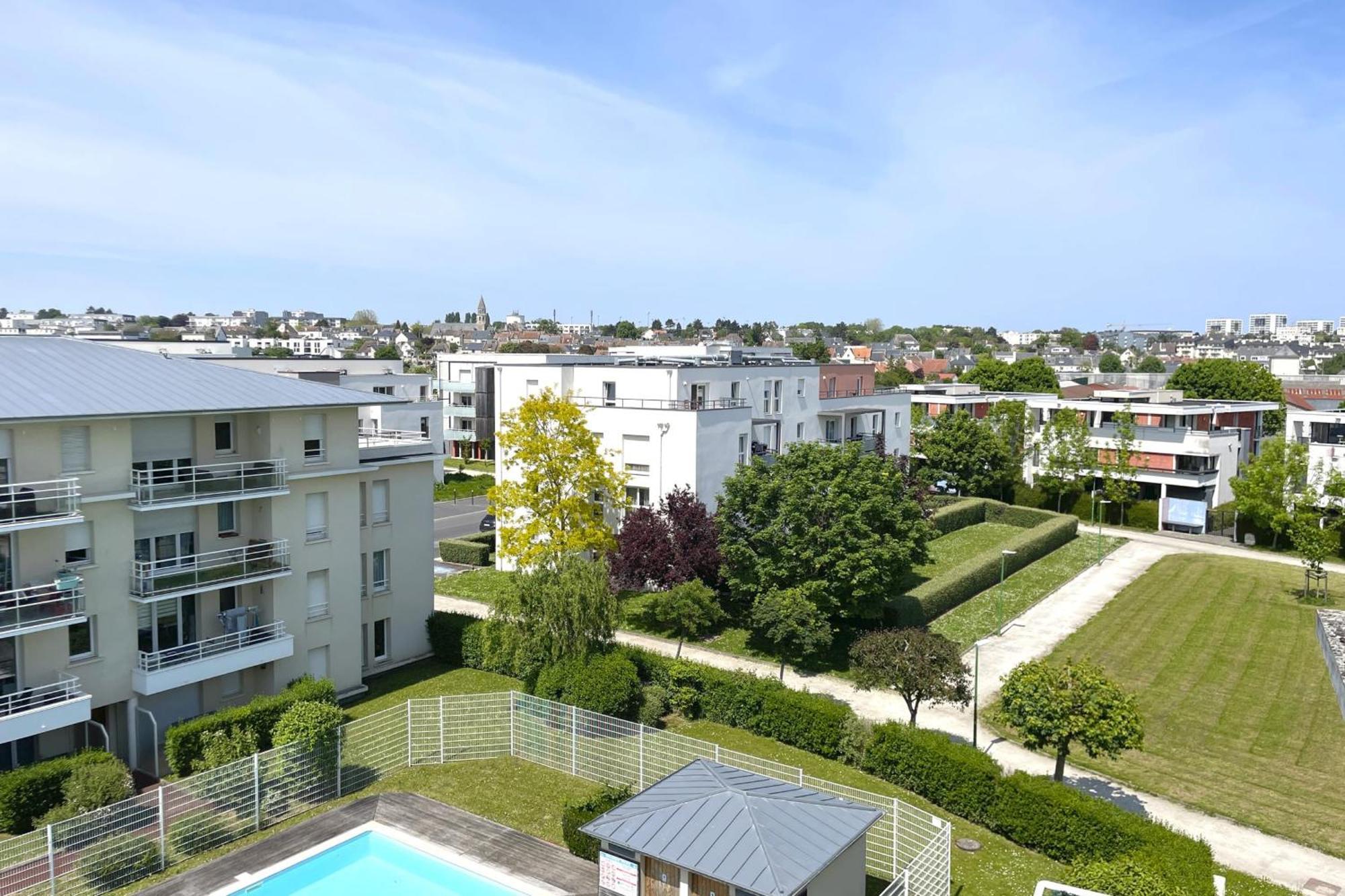 Le Rooftop - Terrasse - Parking - Piscine Caen Exteriör bild